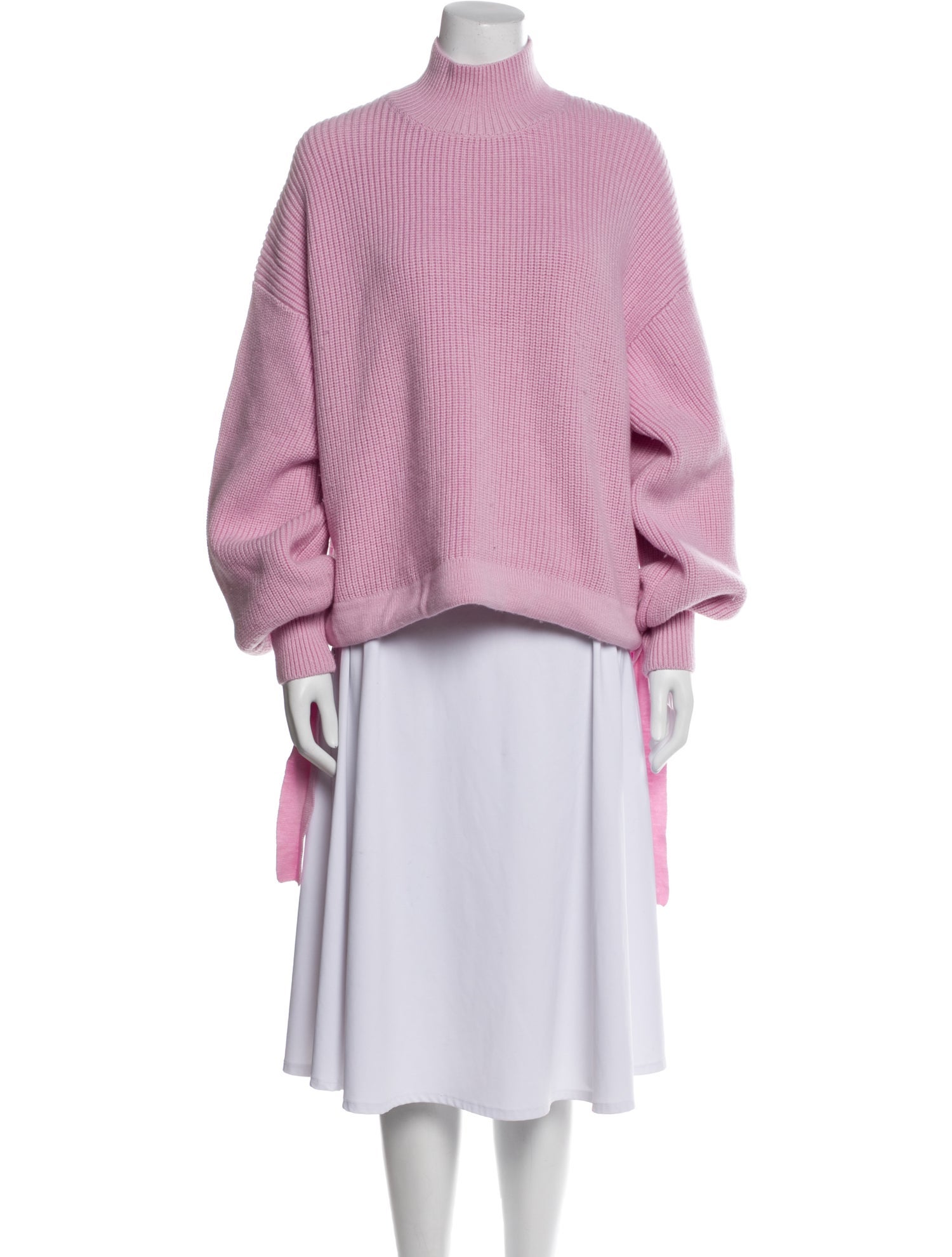 PAPER London Wool Mock Neck Sweater