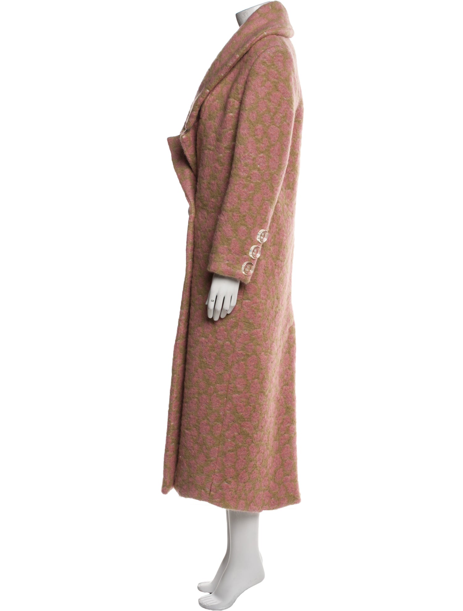 PAPER London Mohair Faux Fur Coat