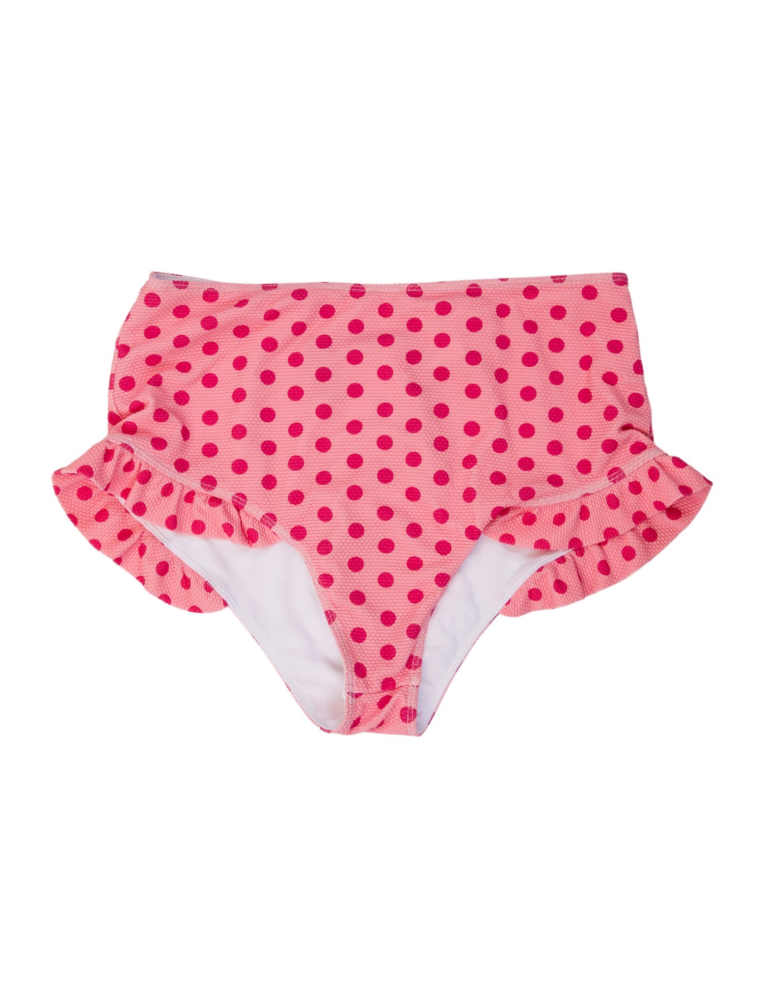 PAPER London Polka Dot Print Ruffle Embellishment Bottoms w/ Tags