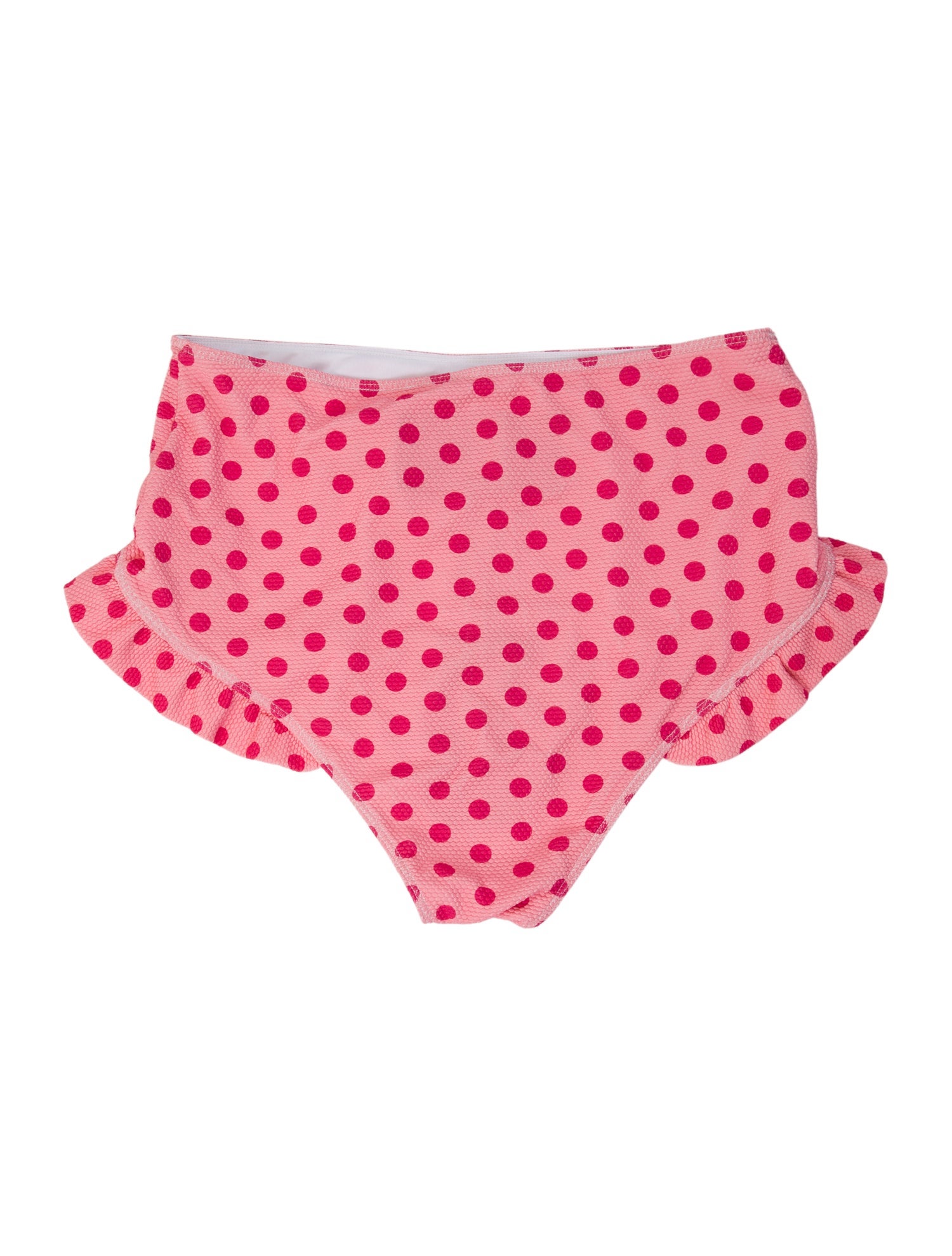 PAPER London Polka Dot Print Ruffle Embellishment Bottoms w/ Tags