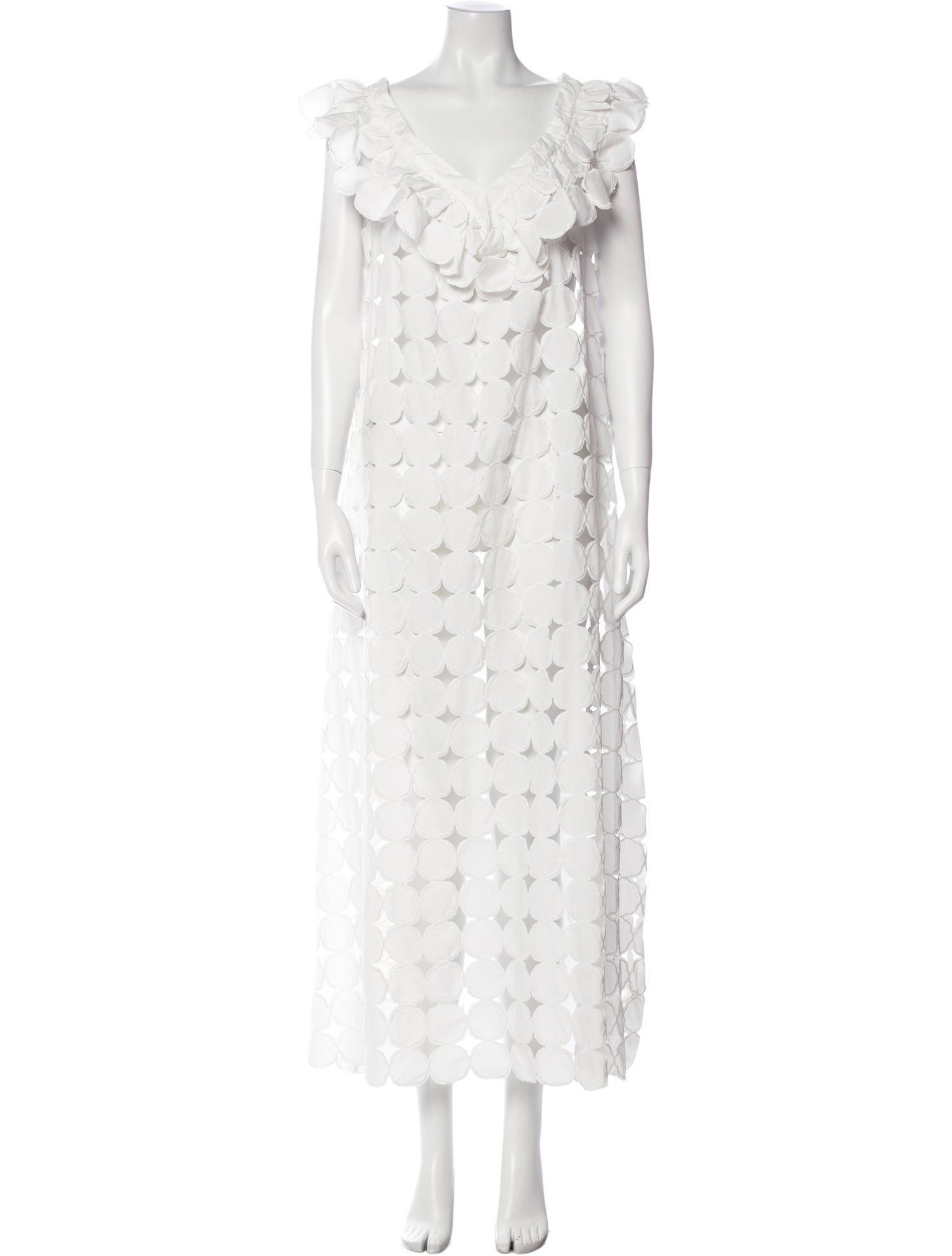 PAPER London V-Neck Long Dress