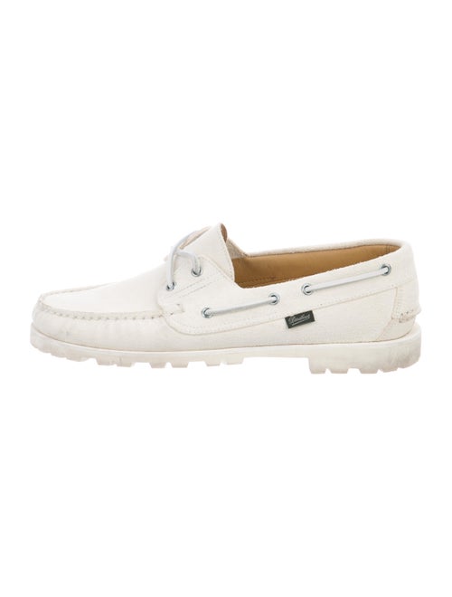 Paraboot Malo Suede Loafers white