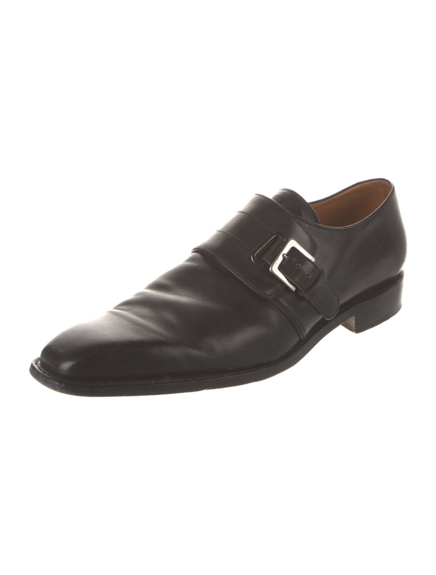Paraboot Leather Monk Straps