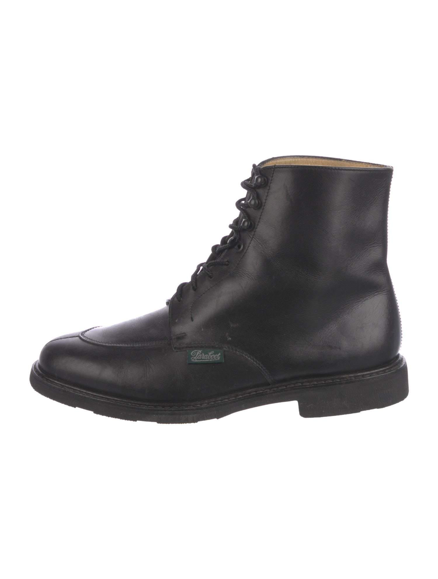 Paraboot Leather Combat Boots