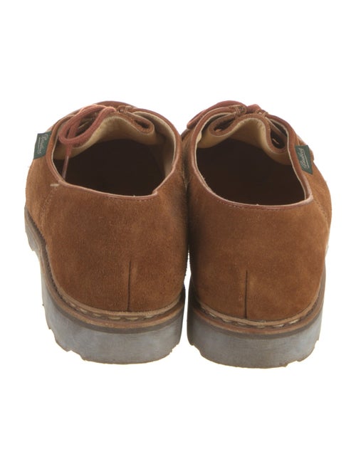 Paraboot Suede Bow Accents Derby Shoes