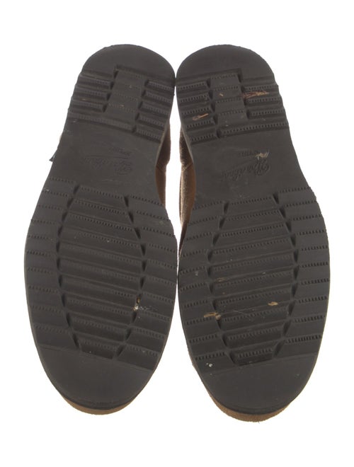 Paraboot Suede Leather Trim Embellishment Sneakers