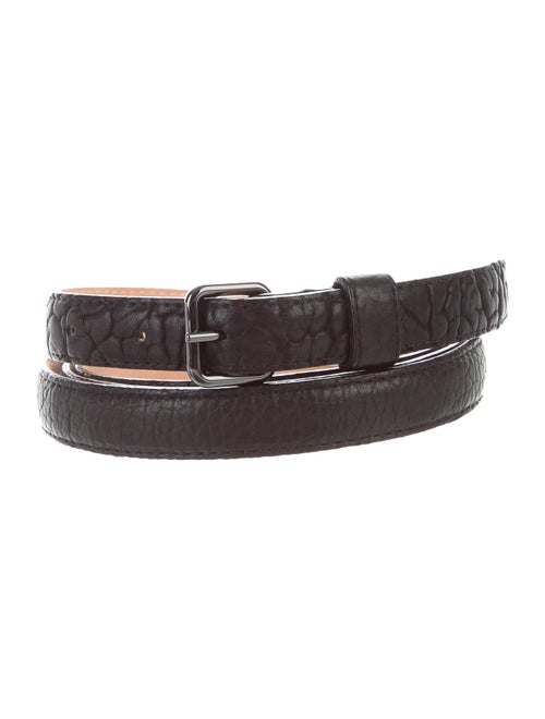 Parabellum Leather Wrap Belt black