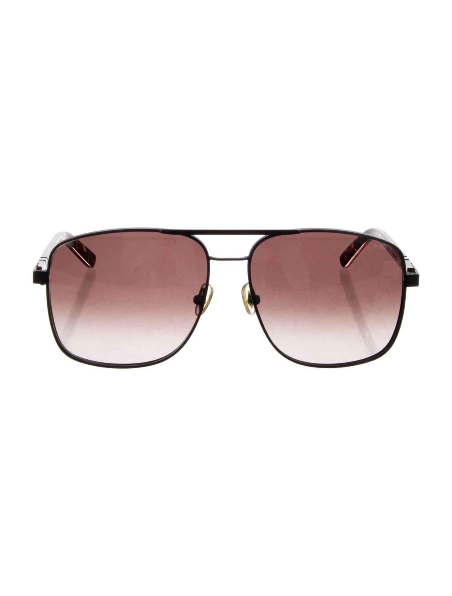 Pared Aviator Gradient Sunglasses