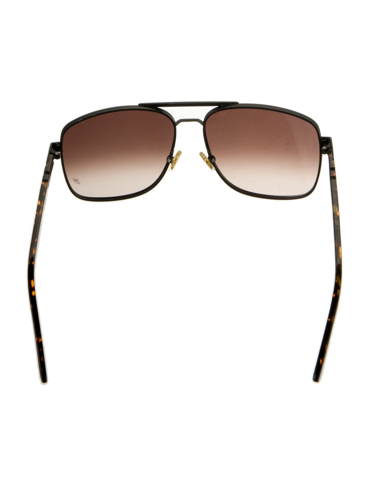 Pared Aviator Gradient Sunglasses