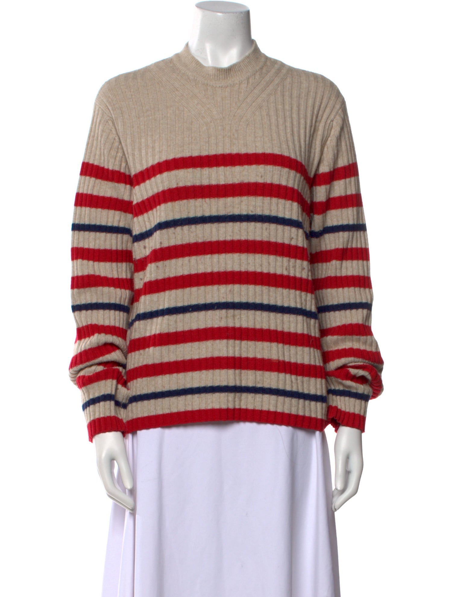 Paradis Perdus Striped Crew Neck Sweater