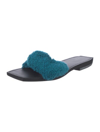 Parme Marin Terry Cloth Slides