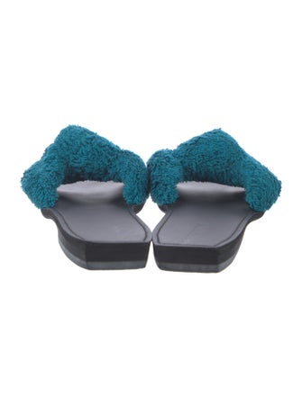 Parme Marin Terry Cloth Slides