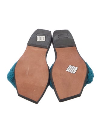 Parme Marin Terry Cloth Slides