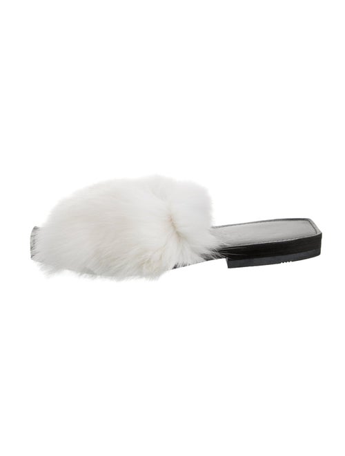 Parme Marin Fur Slides