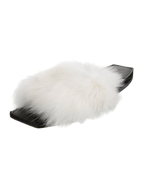 Parme Marin Fur Slides