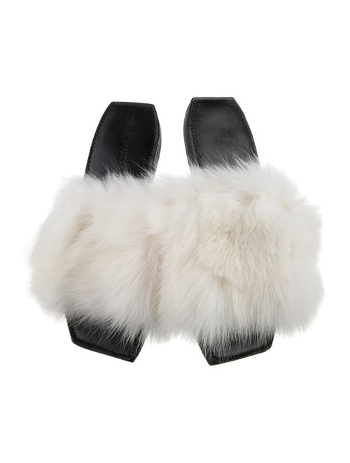 Parme Marin Fur Slides