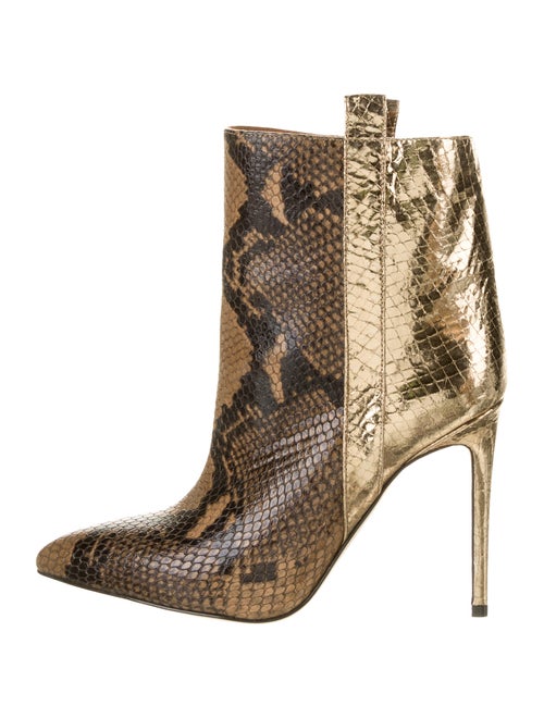 Paris Texas Embossed Ankle Boots w/ Tags Brown