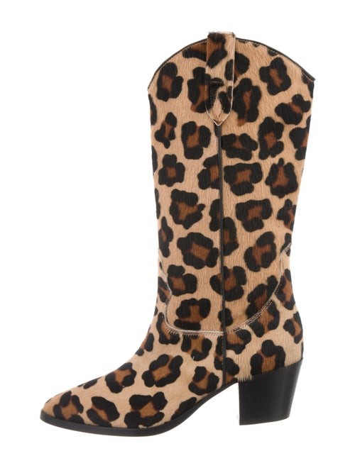 Paris Texas Ponyhair Animal Print Western Boots Br
