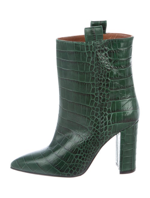 Paris Texas Leather Boots Green