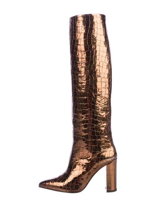 Paris Texas Leather Boots Metallic
