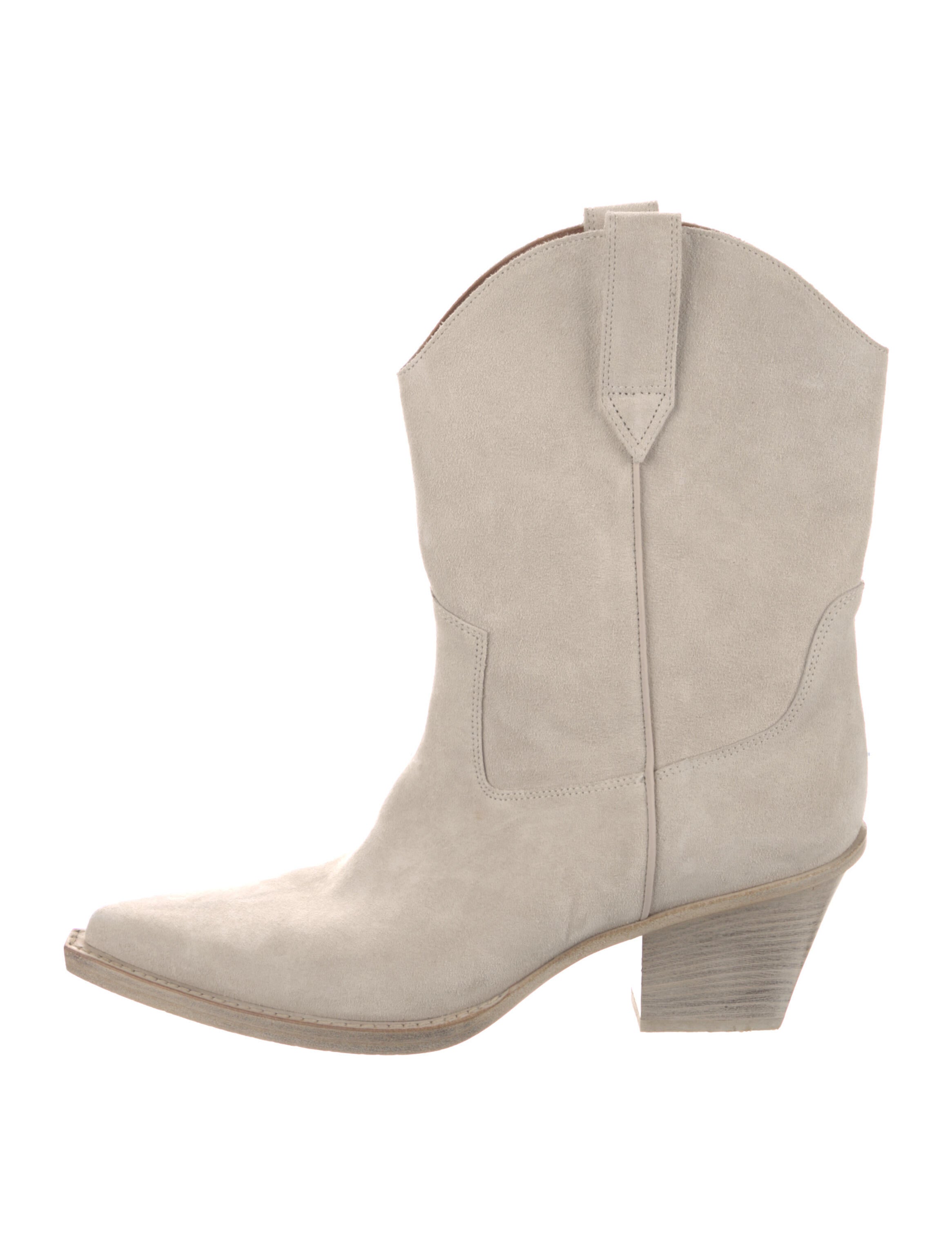 Paris Texas Suede Western Boots Neutrals Boots, Shoes WPART22363