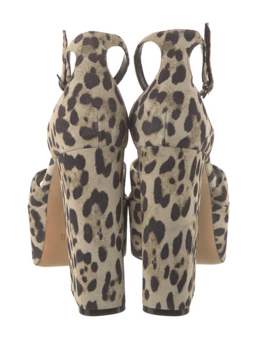 Paris Texas Suede Printed Sandals