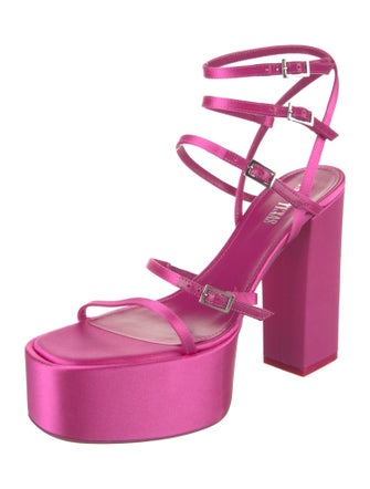 Paris Texas Satin Sandals