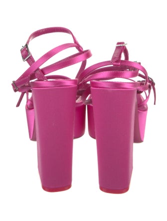 Paris Texas Satin Sandals