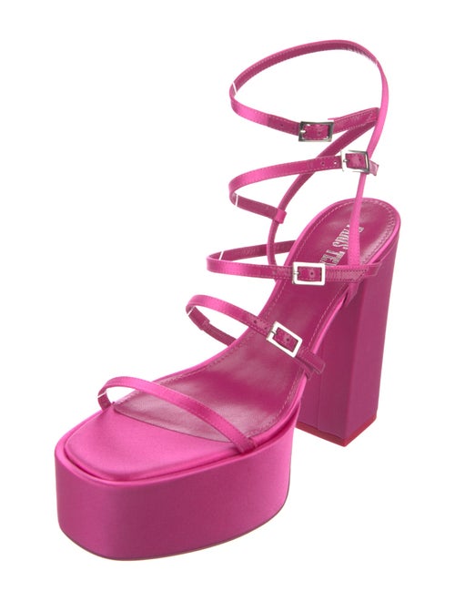 Paris Texas Satin Gladiator Sandals