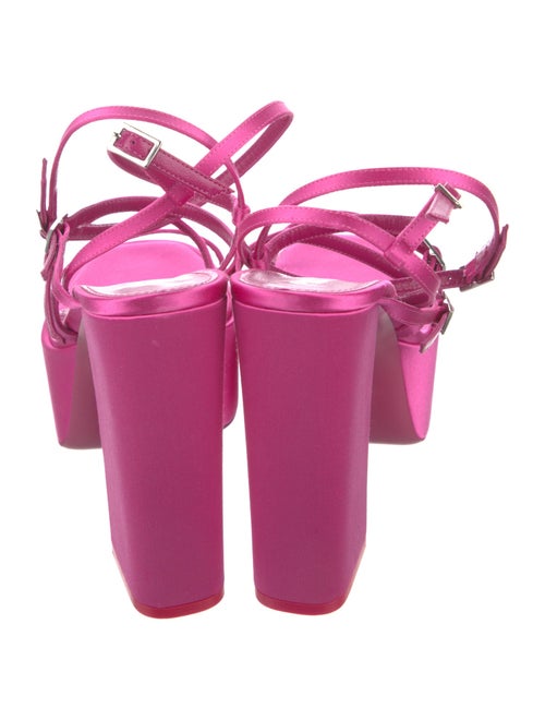 Paris Texas Satin Gladiator Sandals