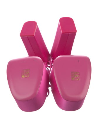 Paris Texas Satin Gladiator Sandals