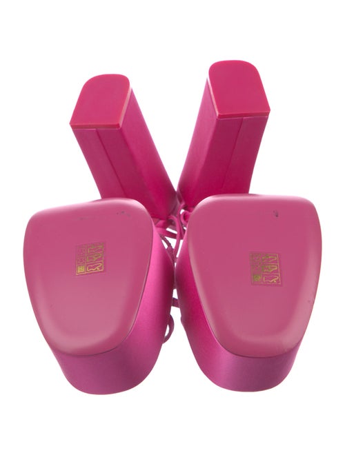 Paris Texas Satin Gladiator Sandals