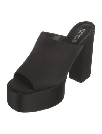 Paris Texas Satin Slides