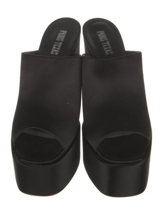 Paris Texas Satin Slides