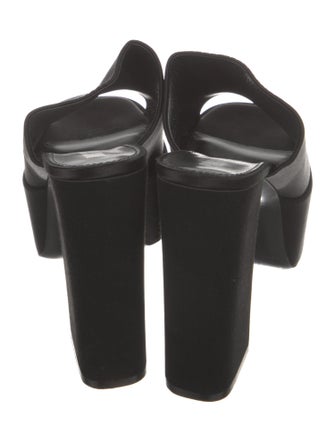 Paris Texas Satin Slides