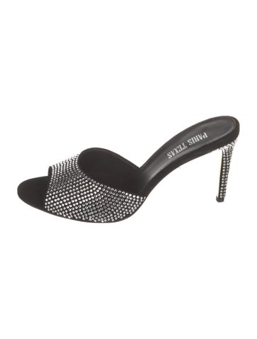 Paris Texas Sandals Suede Printed Slides Us9.5, It39.5 | 9.5