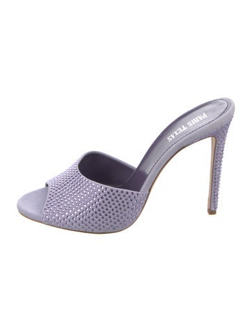 Paris Texas Sandals Suede Printed Slides Us10.5, It40.5 | 10.5
