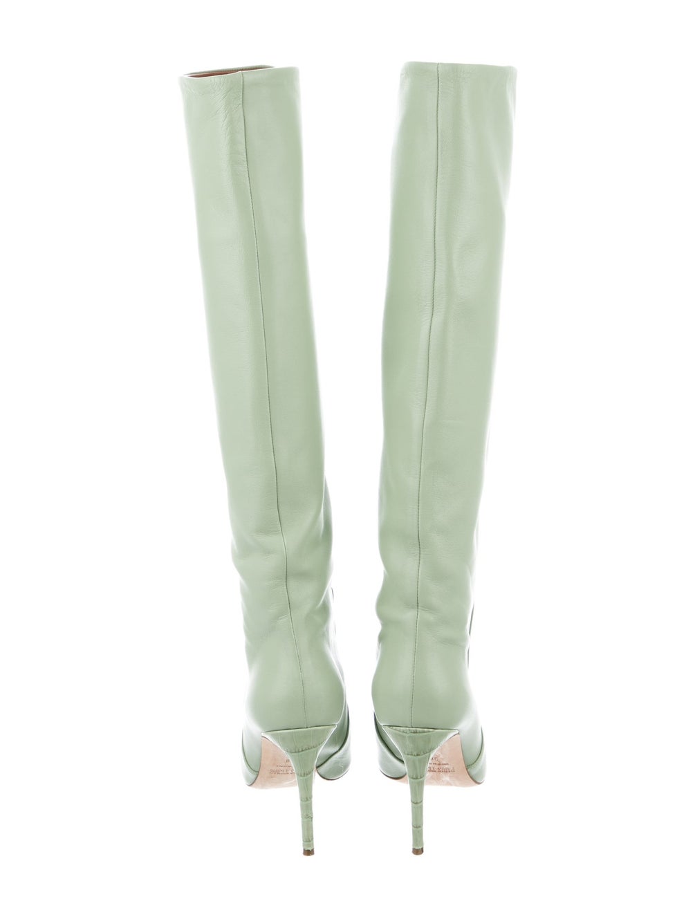 Paris Texas Leather Boots Green Boots, Shoes WPART26358 The RealReal