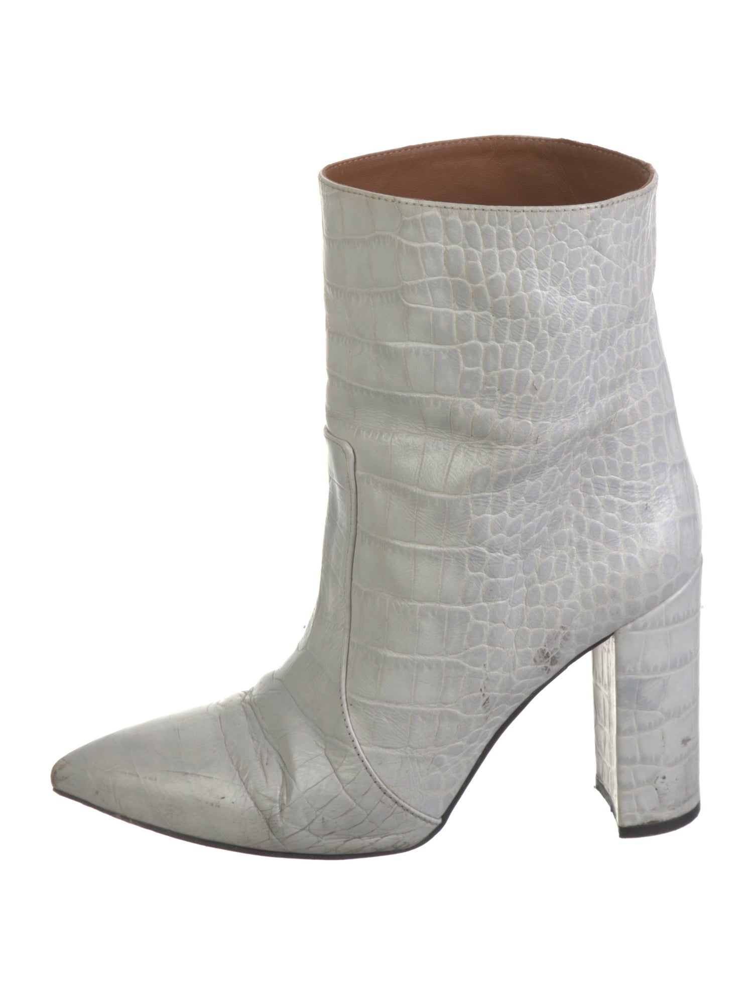 Paris Texas Embossed Leather Printed Boots