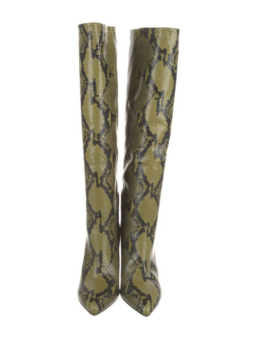 Paris Texas Embossed Leather Animal Print Boots
