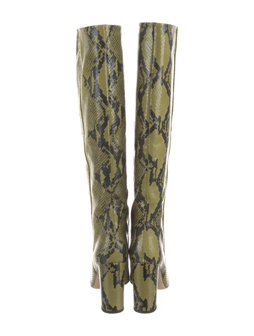 Paris Texas Embossed Leather Animal Print Boots