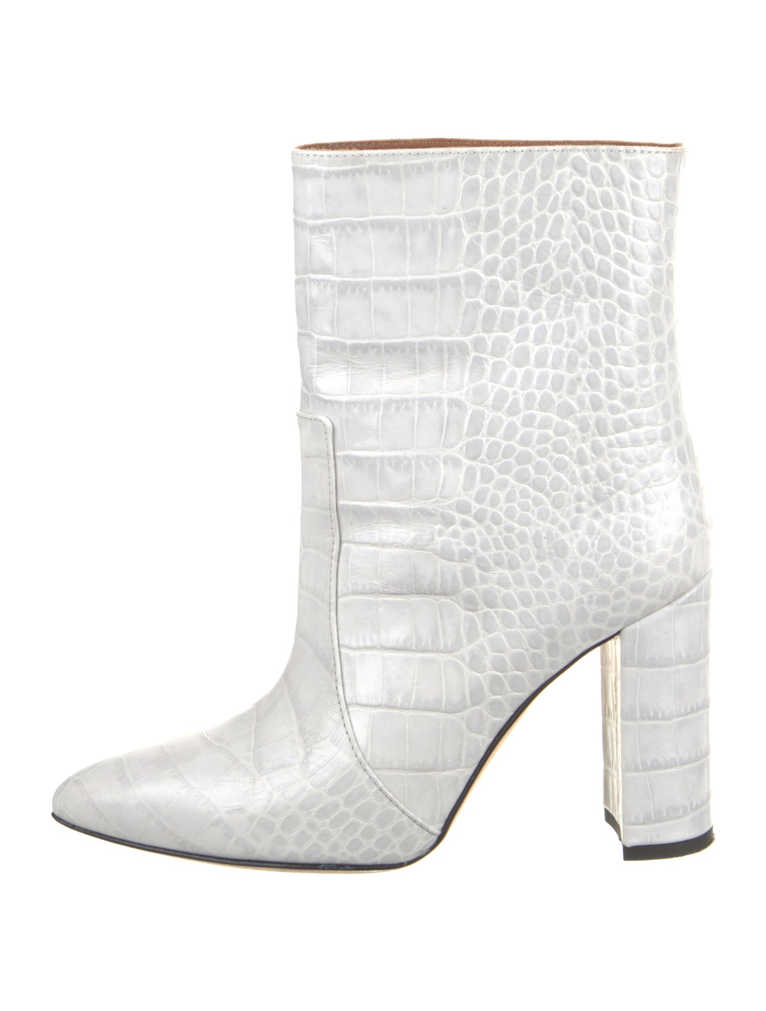 Paris Texas Embossed Leather Animal Print Boots