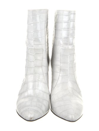 Paris Texas Embossed Leather Animal Print Boots