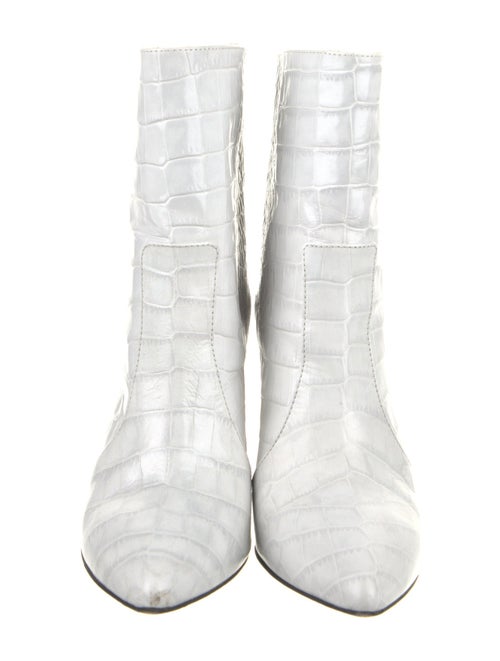 Paris Texas Embossed Leather Animal Print Boots