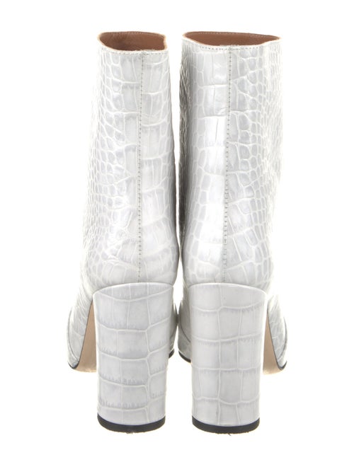 Paris Texas Embossed Leather Animal Print Boots