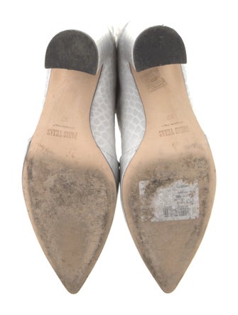 Paris Texas Embossed Leather Animal Print Boots