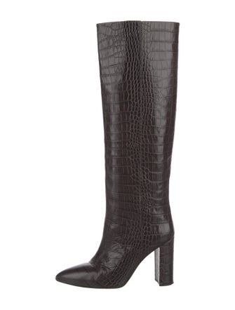 Paris Texas Embossed Leather Boots
