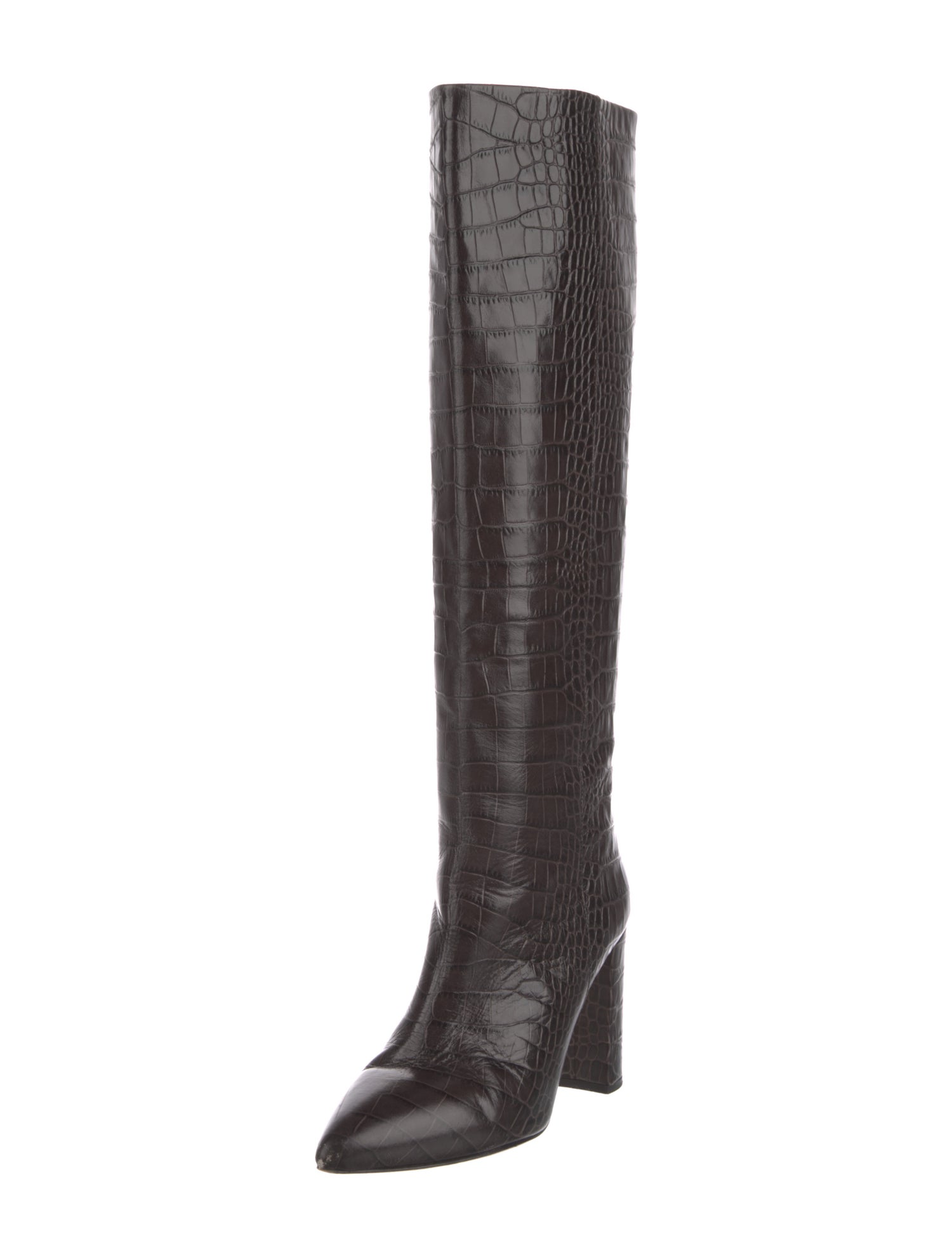 Paris Texas Embossed Leather Boots