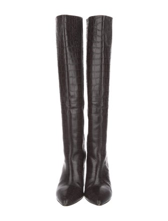 Paris Texas Embossed Leather Boots