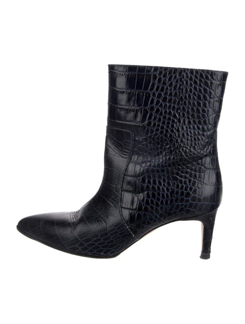 Paris Texas Leather Animal Print Boots